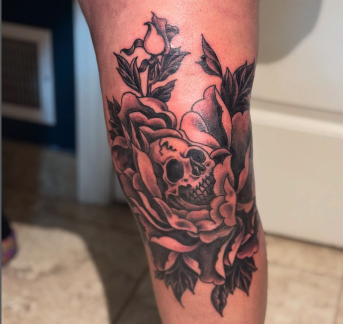 Detailed custom tattoo work by Old Town Tattoo in Saginaw, MI